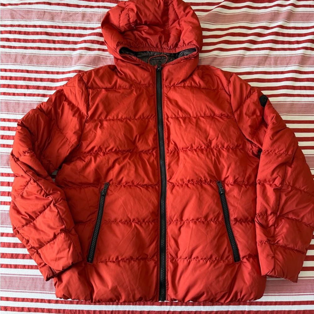 MICHAEL Michael Kors Men's Vibrant Red Puffer Jacket